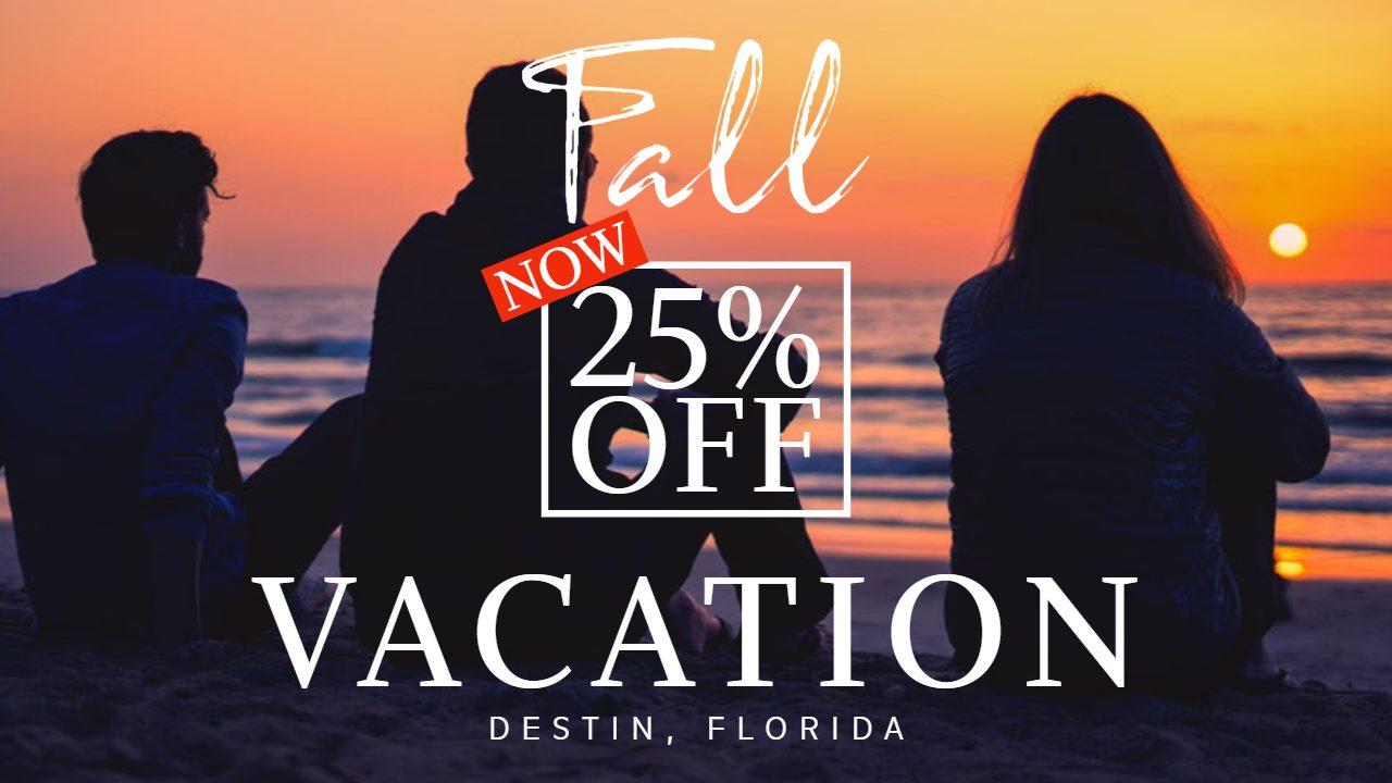 Why Fall Is A Great Time To Visit The Beach- Save, Save, Save!!