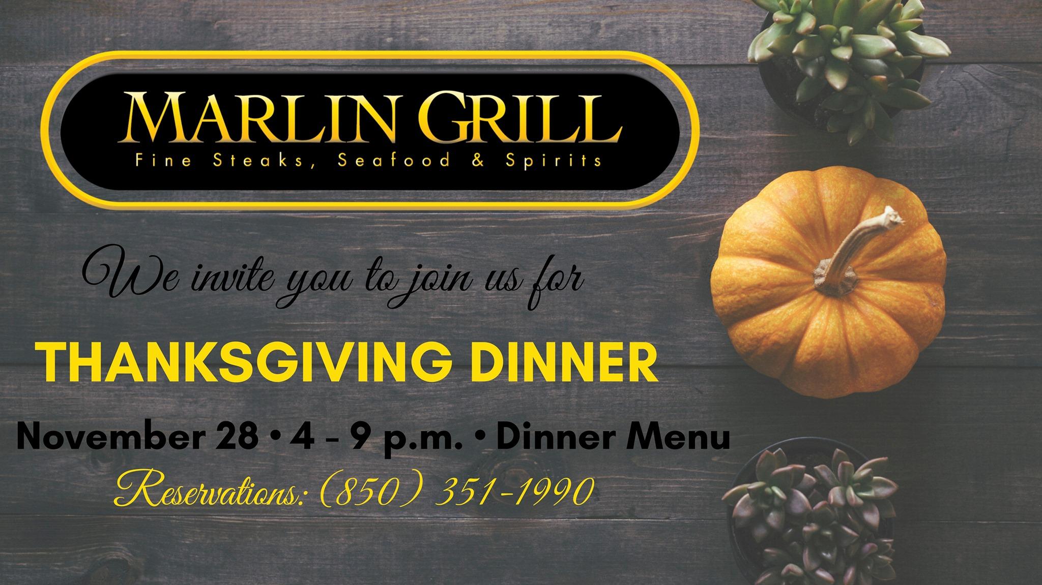 Thanksgiving at Marlins Grill 