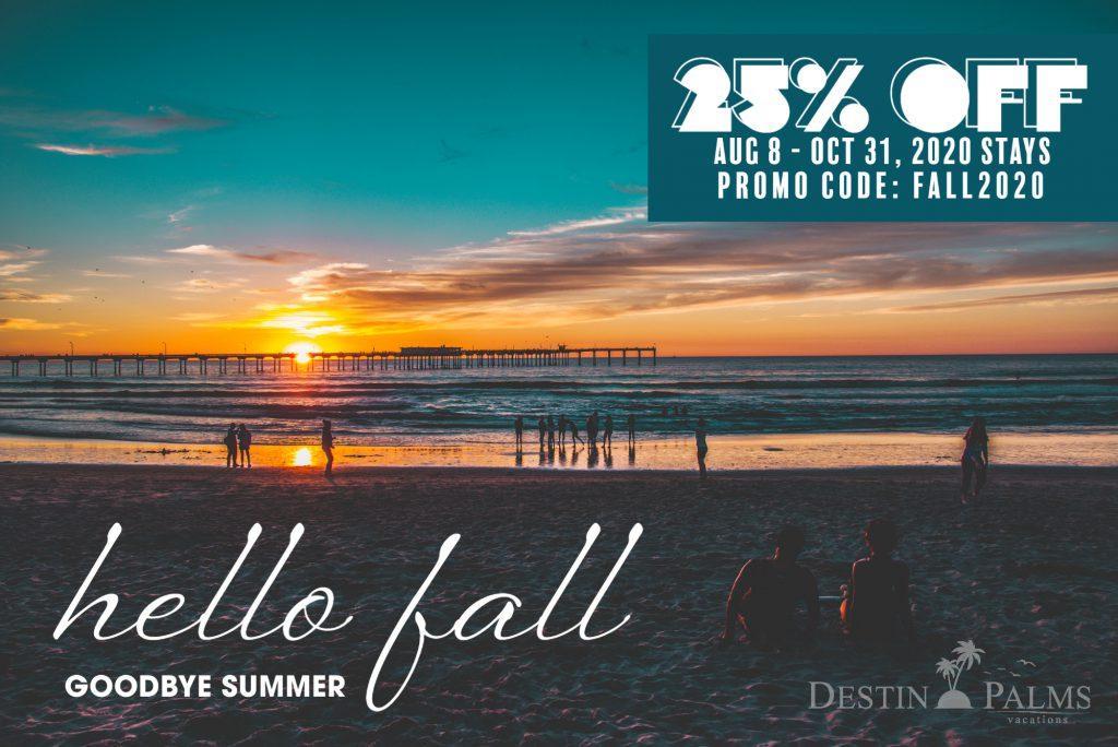 Destin Palms Aug-Oct 2020 Promo Special