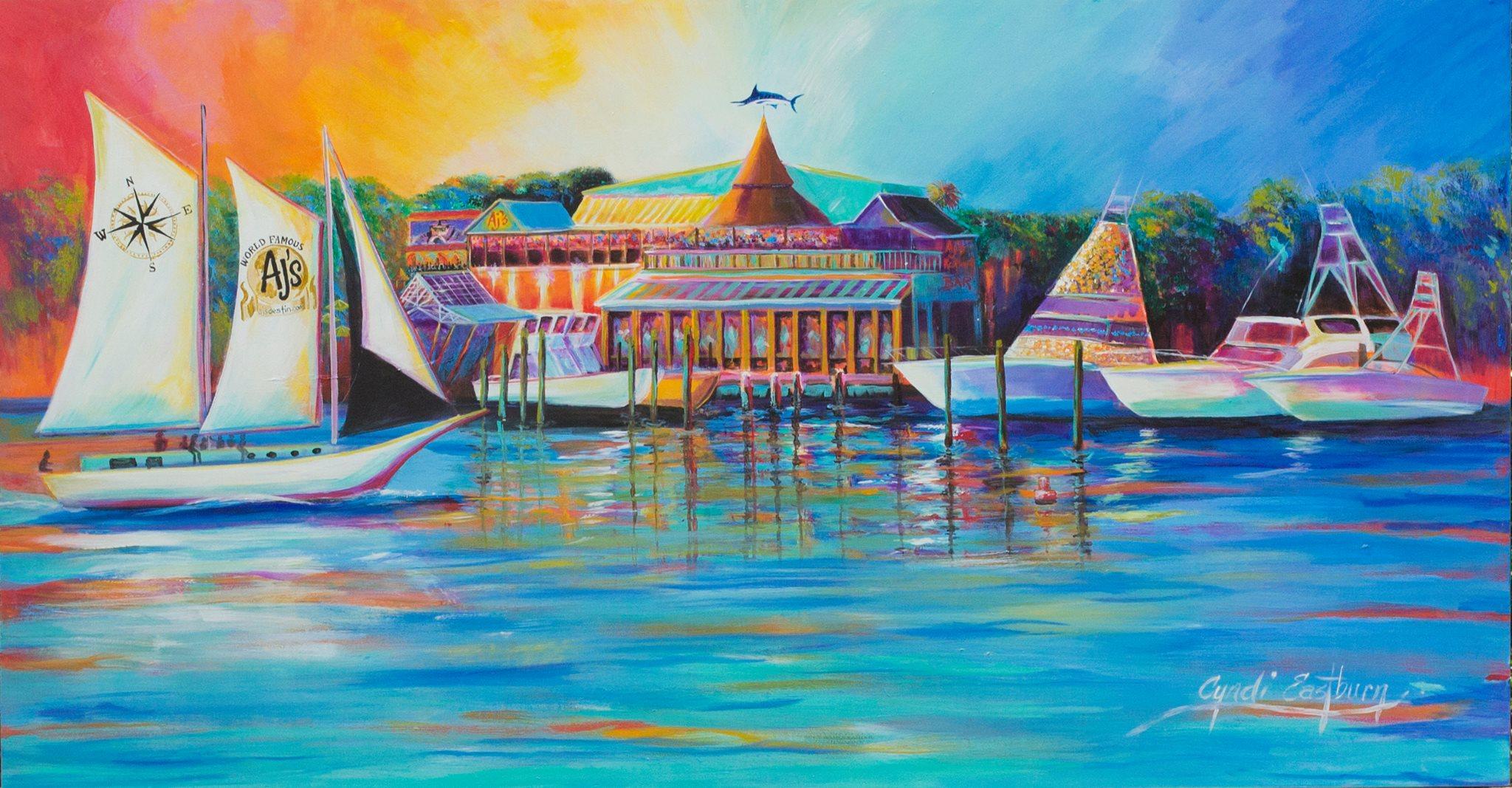 AJ's Local Dining on the Destin Harbor