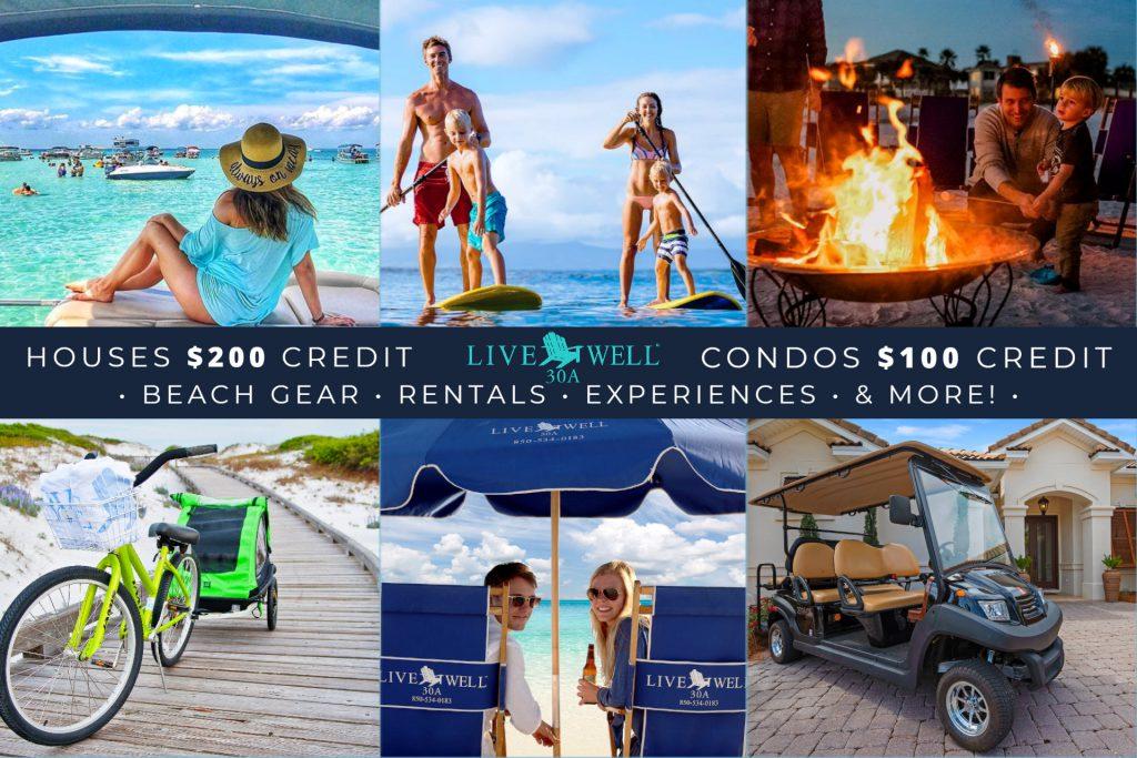 Destin Palms Vacations - Live Well 30A Credit
